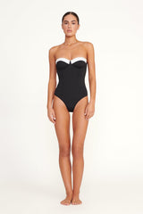 MAEVE ONE PIECE BLACK/WHITE 1 - STAUD outlet