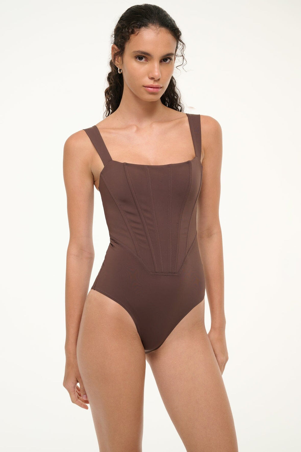 ADELAIDE ONE PIECE DARK CHOCOLATE - STAUD US