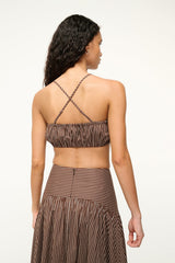 HAMMOCK TOP DARK OAK MICRO STRIPE - STAUD outlet