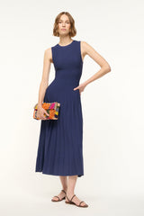 ELYSE DRESS NAVY - STAUD outlet