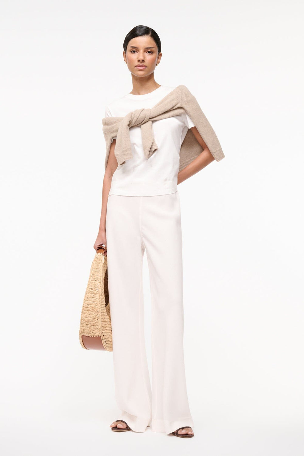 STROLL PANT IVORY - STAUD for sale