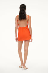 RAMON MINI DRESS CAYENNE - STAUD online