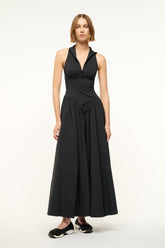 CREVASSE MAXI DRESS BLACK - STAUD US