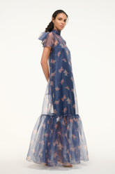 CALLUNA DRESS BOTANICAL NAVY - STAUD for sale
