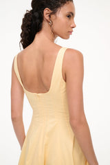 WELLS MINI DRESS PALE HONEY - STAUD near me