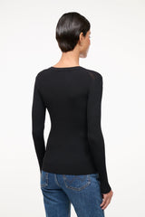 CARGO SWEATER BLACK - STAUD US