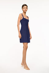 MINI ELLISON DRESS NAVY - STAUD online