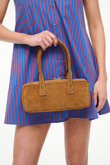 DUDE SHOULDER BAG TAN SUEDE - STAUD US