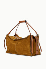 HAROLD HOBO BAG TAN SUEDE - STAUD outlet