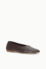 ALBA BALLET FLAT ESPRESSO - STAUD for sale