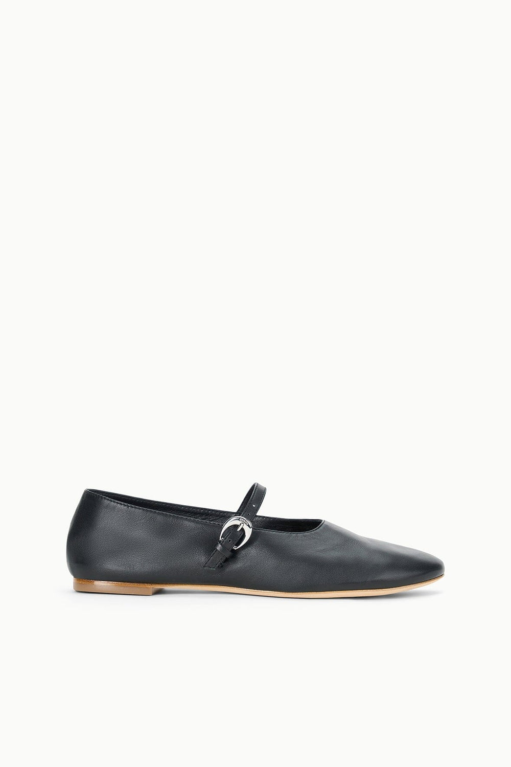 ALBA MARY JANE BALLET FLAT BLACK - STAUD online