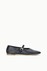 ALBA MARY JANE BALLET FLAT BLACK - STAUD online