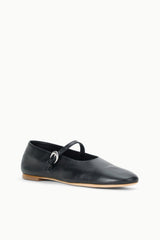ALBA MARY JANE BALLET FLAT BLACK - STAUD online