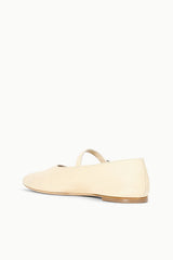 ALBA MARY JANE BALLET FLAT CREAM - STAUD for sale
