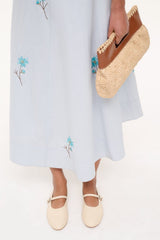 ALBA MARY JANE BALLET FLAT CREAM - STAUD for sale