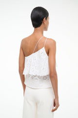 ISA TOP WHITE EYELET - STAUD US
