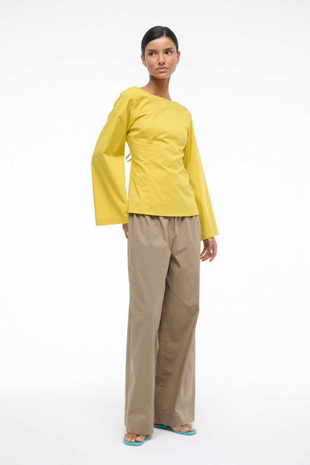MINA TOP CHARTREUSE - STAUD sale