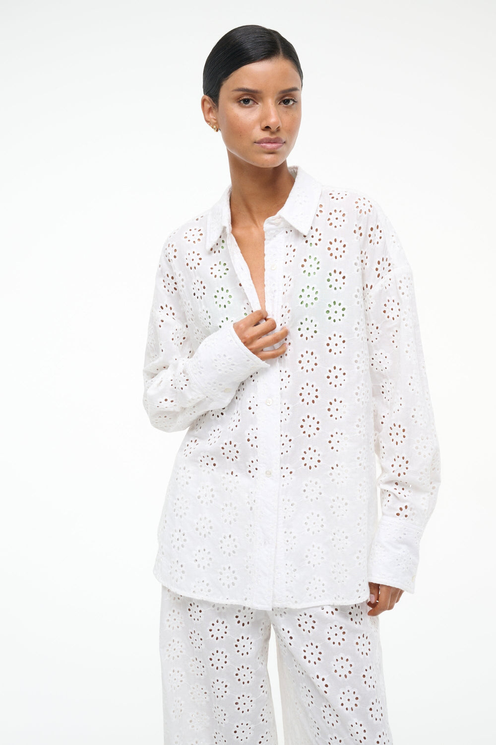 COLTON TOP WHITE EYELET - STAUD outlet