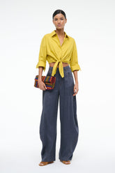 LISA TOP CHARTREUSE - STAUD US