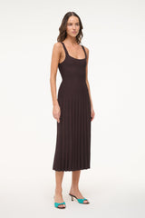 ELLISON DRESS EARTH - STAUD sale