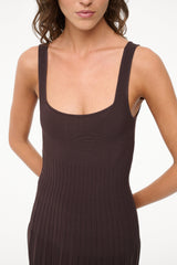 ELLISON DRESS EARTH - STAUD sale