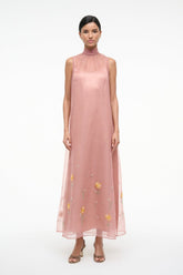 ALBEE DRESS DAHLIA DAYDREAM PINK - STAUD outlet