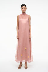 ALBEE DRESS DAHLIA DAYDREAM PINK - STAUD outlet