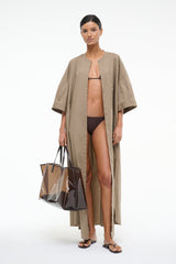 ENZO MAXI DRESS TAUPE - STAUD near me