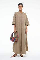 ENZO MAXI DRESS TAUPE - STAUD near me