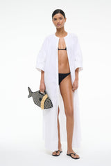 ENZO MAXI DRESS WHITE - STAUD outlet