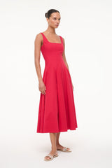 WELLS DRESS CHERRY - STAUD near me