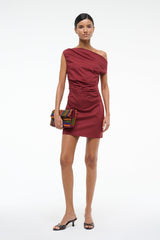 PHARE MINI DRESS SANGRIA - STAUD online