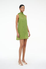ADDY MINI DRESS GARDEN GREEN - STAUD sale