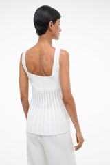 ELLEN TOP IVORY - STAUD US