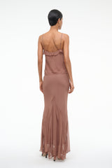 DIANA SKIRT MOCHA - STAUD sale