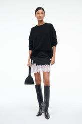NADIA MINI SKIRT BLACK - STAUD near me