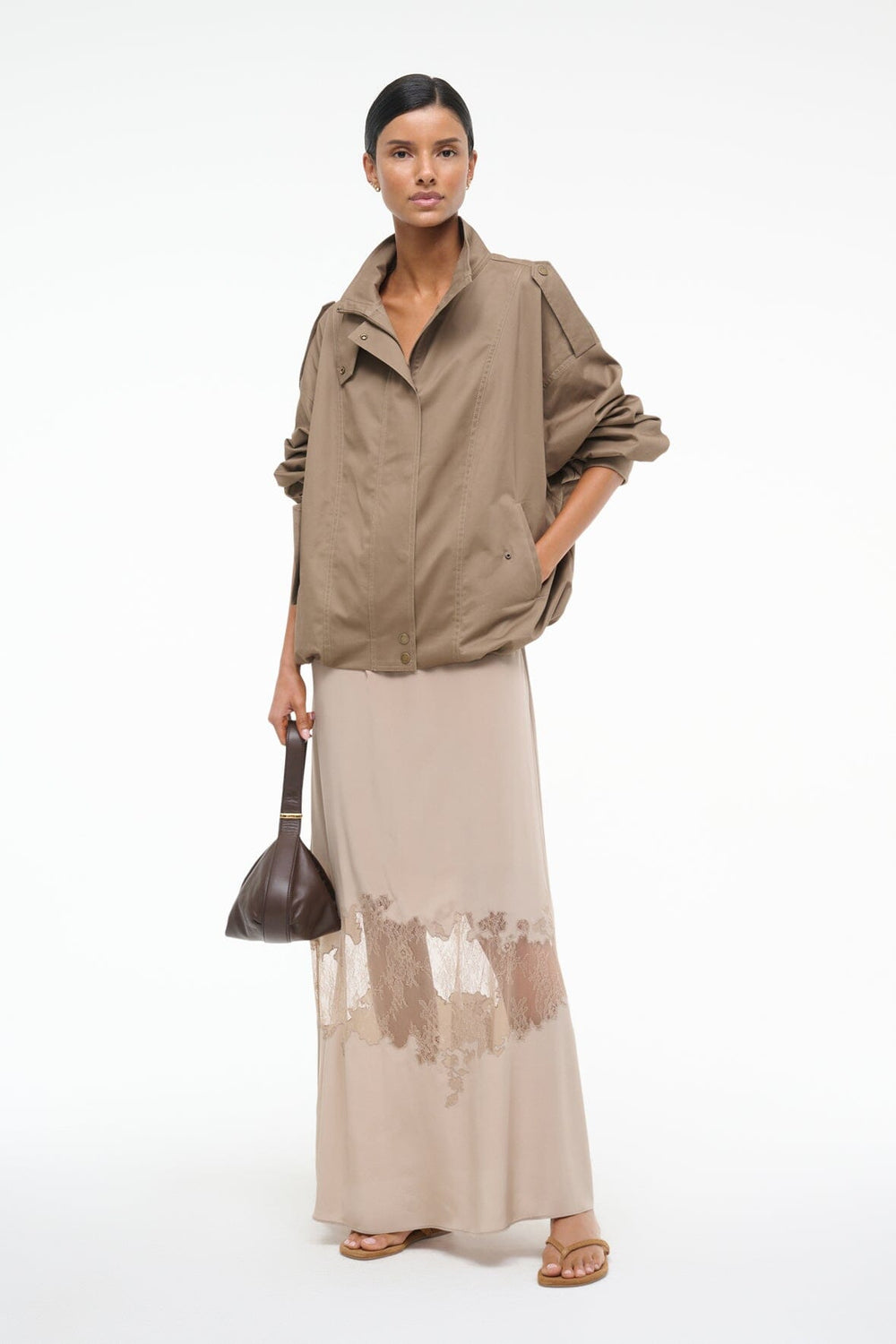 SIMONE JACKET TAUPE - STAUD sale