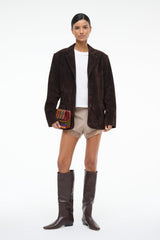 NATALIE SUEDE JACKET ESPRESSO - STAUD outlet