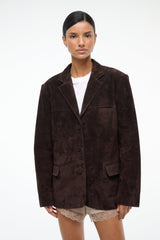 NATALIE SUEDE JACKET ESPRESSO - STAUD outlet