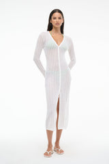 SHOKO COVERUP DRESS IVORY - STAUD outlet