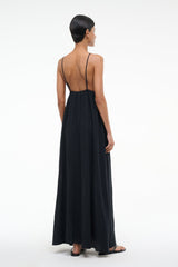 HANNA DRESS BLACK - STAUD online