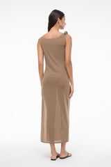 VIENNA DRESS TAUPE - STAUD for sale