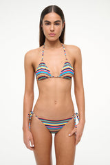 SISLEY SIDE TIE BIKINI BOTTOM MARKET STRIPE - STAUD for sale