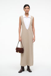 LESLIE DRESS SAND/WHITE - STAUD near me