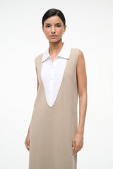 LESLIE DRESS SAND/WHITE - STAUD near me