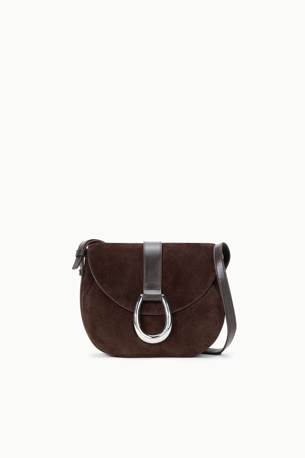 BELLA SADDLE BAG ESPRESSO SUEDE - STAUD near me