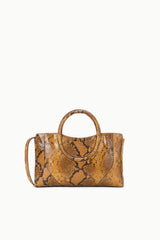 MAUDE MINI SATCHEL BAG SNAKE - STAUD US