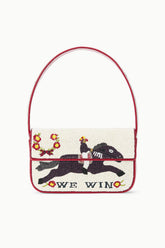 TOMMY BEADED BAG DERBY - STAUD US