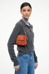 HARLOW BAG AUBURN SUEDE - STAUD outlet