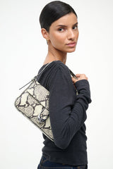 HARLOW BAG WHITE SNAKE - STAUD near me